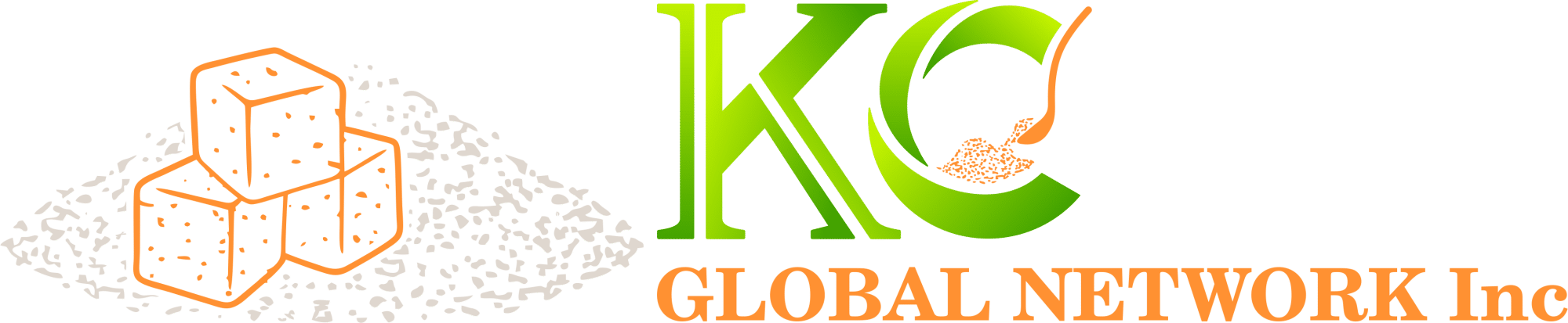 Official logo of KC Global Network Inc, a trusted supplier of conventional cane sugar and organic cane sugar